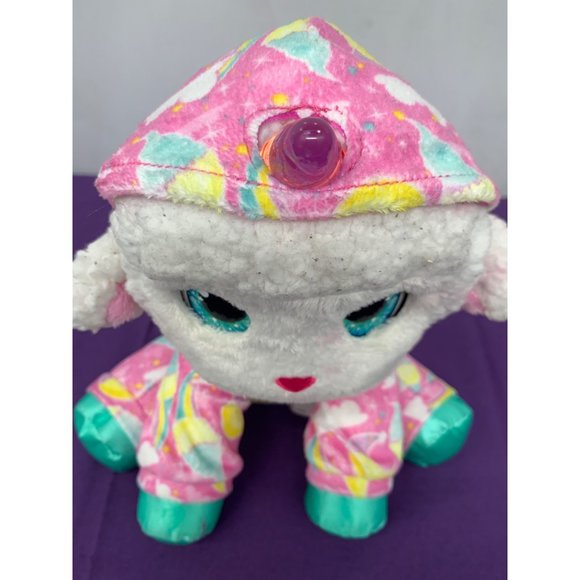 Habsro Sweet Jammiecorn Lamb Interactive Plush 10 Inch Stains Working - Picture 2 of 16